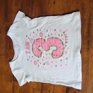 "I AM 3" Birthday Tshirt